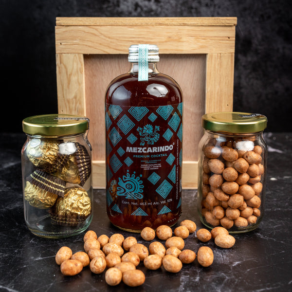 Kit Mezcarindo - Mezcal, Chocolates y Cacahuates